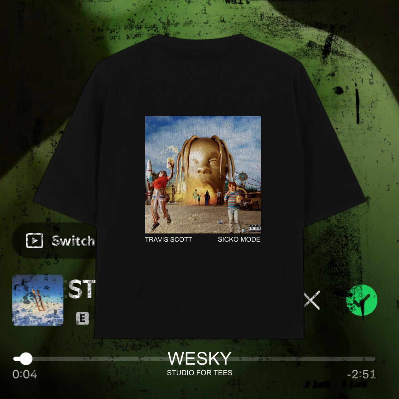Wesky Studios five sleeve tees