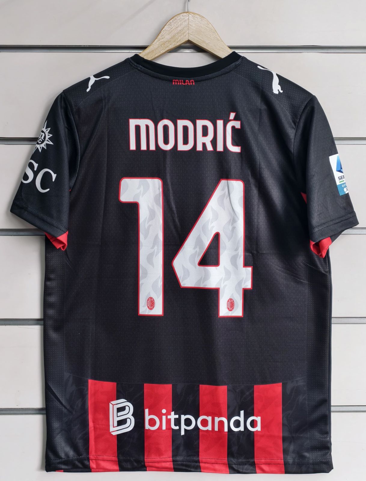 Modric AC Milan Home kit 25/26 Embroidery