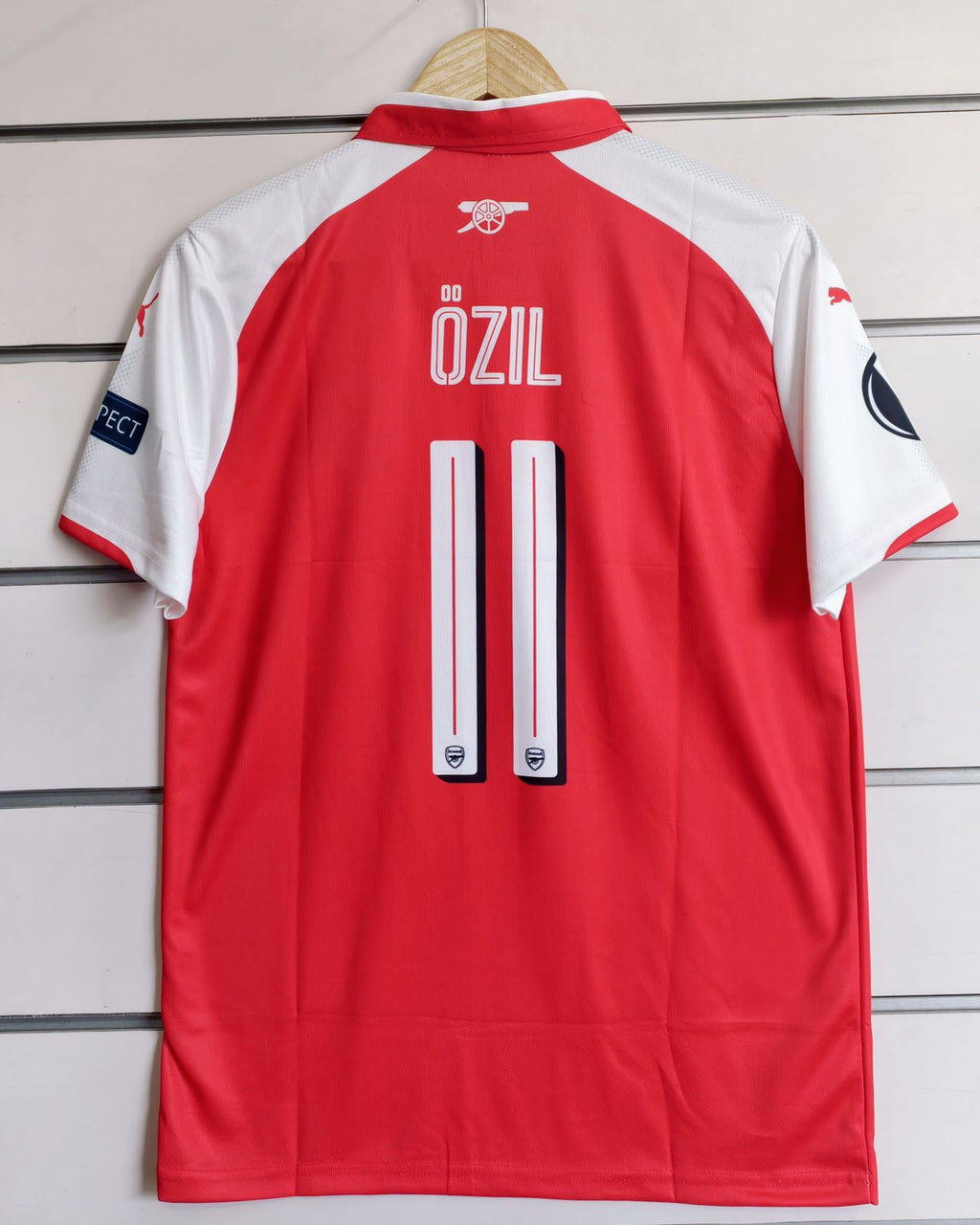OZIL ARSENAL HOME KIT POLO EMBROIDERY
